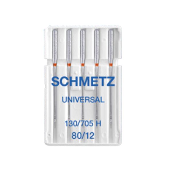 130/705 H (Nm  80/12) jehly Schmetz UNIVERSAL pro domácí šicí stroje (5 ks/box) 