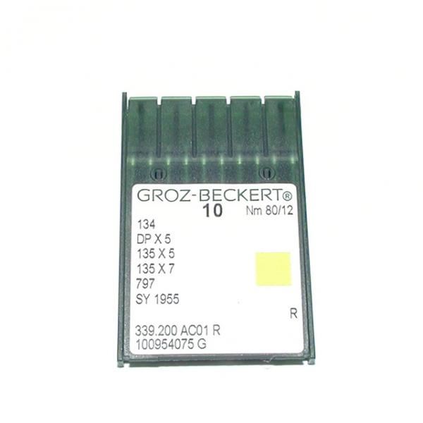 134 / DPx5 / 135x5 / 135x7 / 797 / SY1955 R (Nm 80/12) Jehla Groz-Beckert (R)
