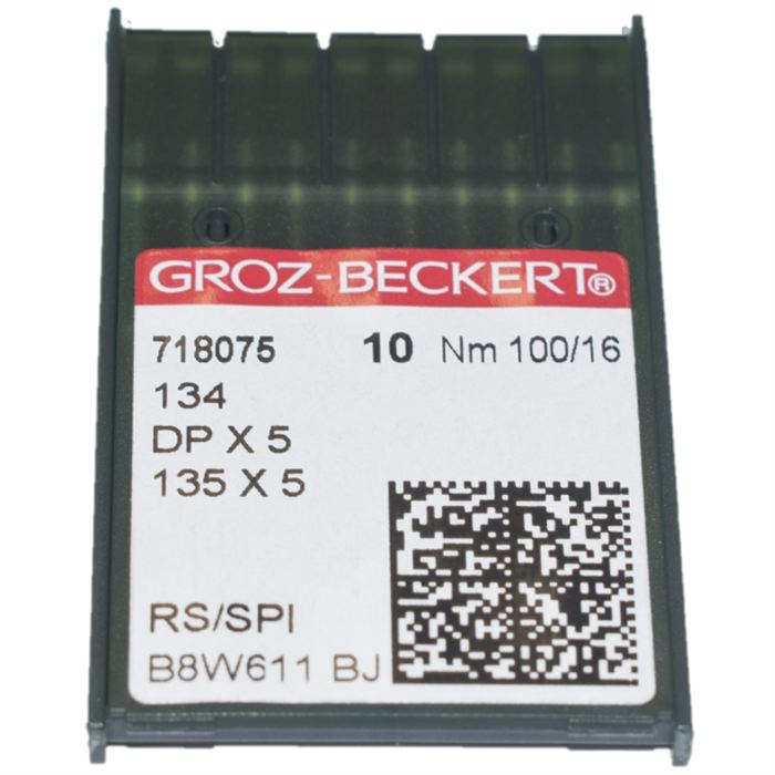134 / DPx5 / 135x5 / 135x7 / 797 / SY1955 (Nm 100/16) Jehla Groz-Beckert (RS/SPI)