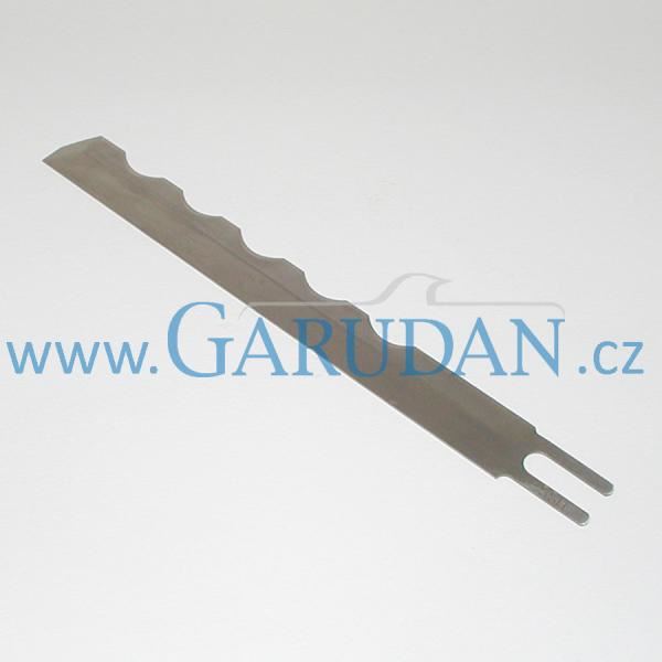 Nůž vertikální  5" KM KS-EU šířka 16mm ZUBATÝ (HSS)