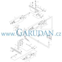Napínací válce pro Garudan MN-4500 serie