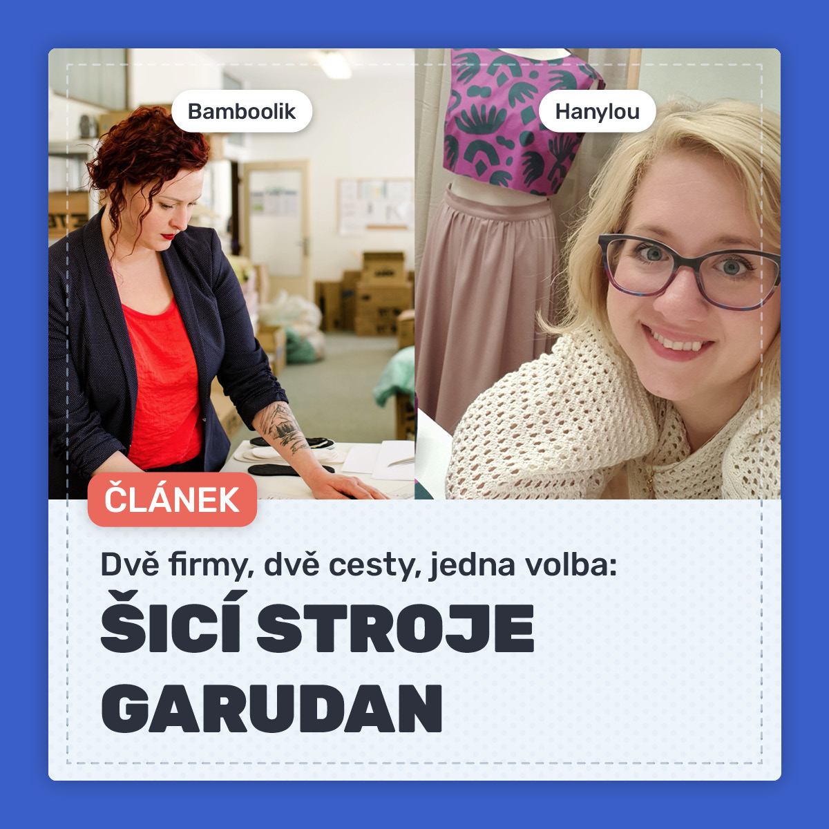 Dvě firmy, dvě cesty, jedna volba: šicí stroje Garudan