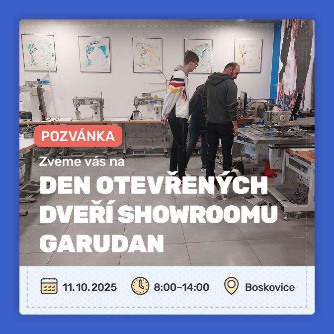 V sobotu 11. října opět otevřeme brány našeho showroomu – nenechte si to ujít!