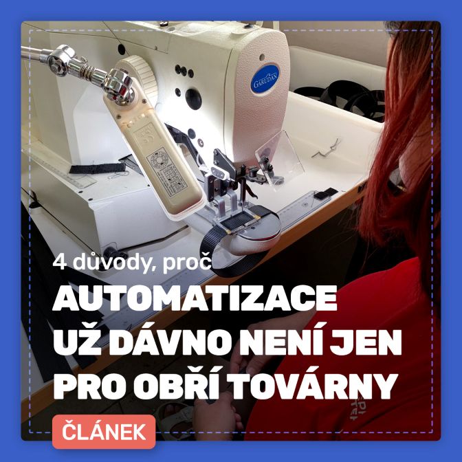 4 důvody, proč automatizace už dávno není jen pro obří továrny