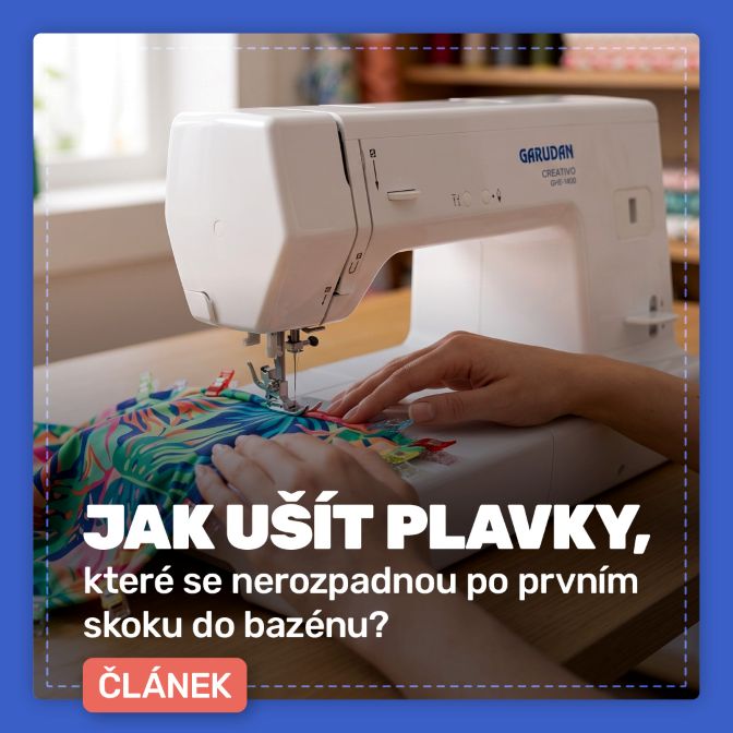 Jak ušít plavky, které se nerozpadnou po prvním skoku do bazénu? 